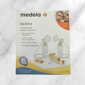NEW MEDELA Lactina Hospital Grade Double Pumping Kit Breastpump Accessory